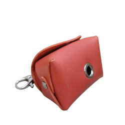 Borsina porta sacchetti igienici in pelle