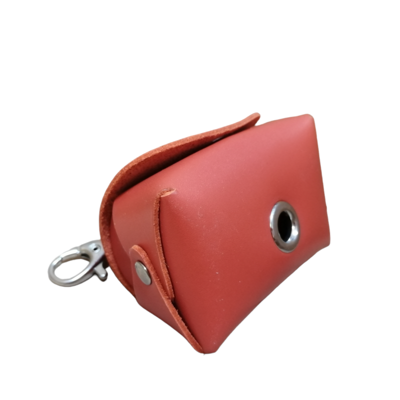 Borsina porta sacchetti igienici in pelle