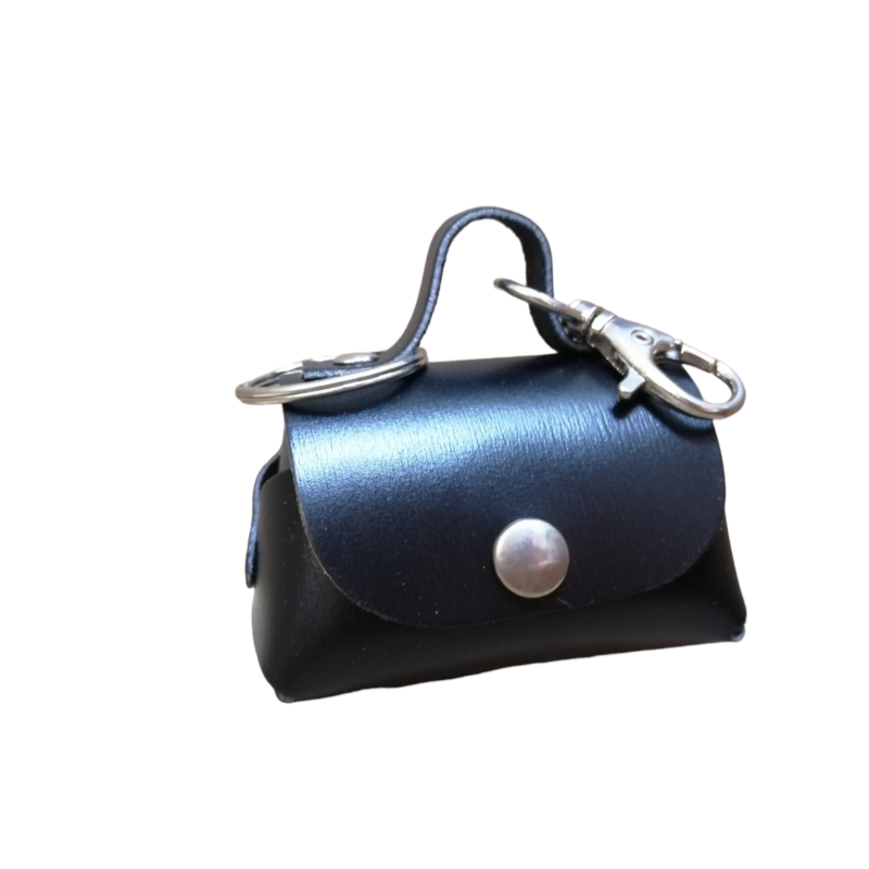 Borsina porta sacchetti igienici in pelle