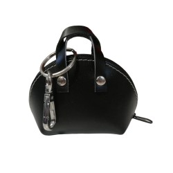 Borsina porta sacchetti igienici in pelle - due manici