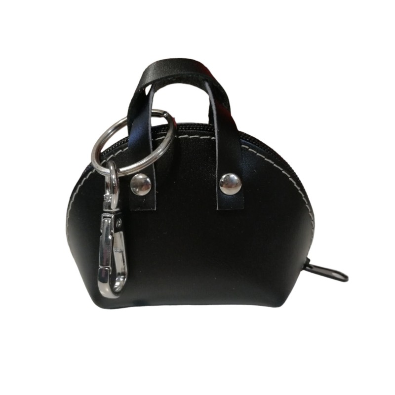 Borsina porta sacchetti igienici in pelle - due manici