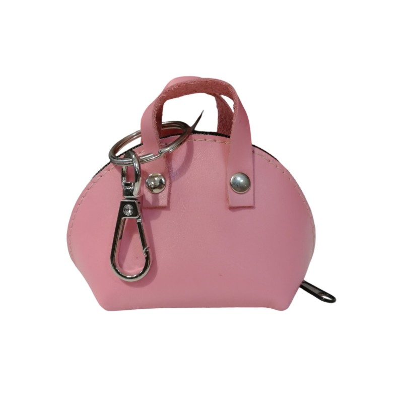 Borsina porta sacchetti igienici in pelle - due manici