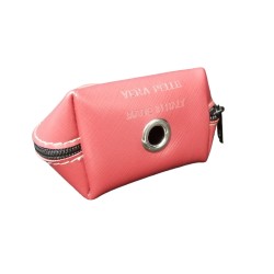 Borsina porta sacchetti igienici in pelle - due manici