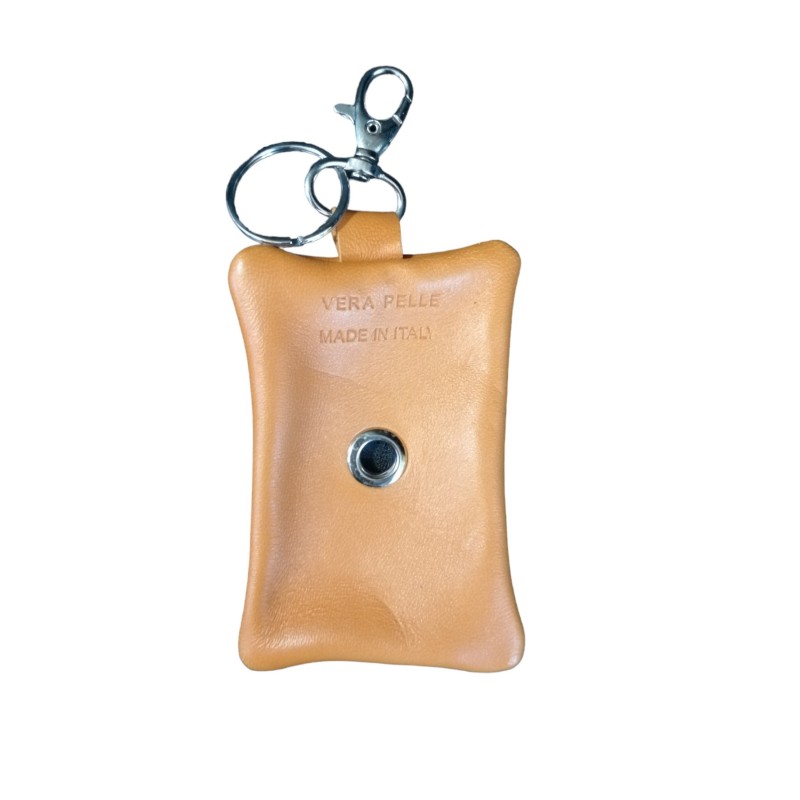 Borsina porta sacchetti igienici in pelle - piatta