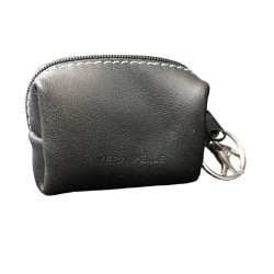 Borsina porta sacchetti igienici in pelle - cerniera