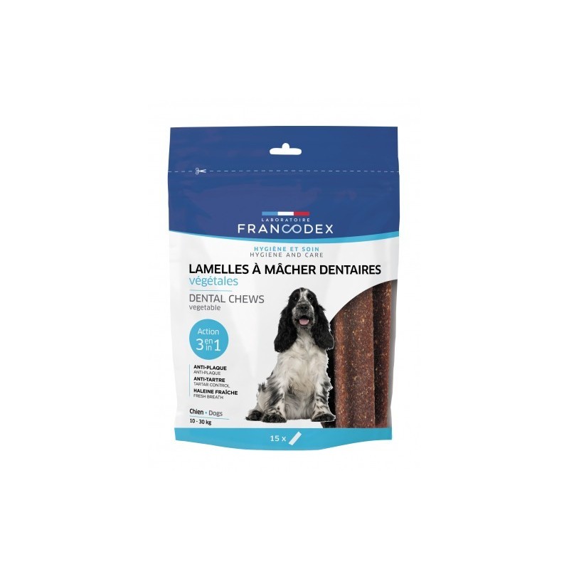 LAMELLE IGIENE DENTALE per cani medi 10-30kg