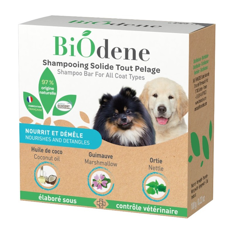 Biodene Shampoo Solido tutti i tipi di pelo