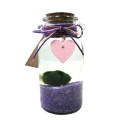 Marimo viola con cuore