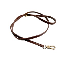 Guinzaglio in ecopelle marrone