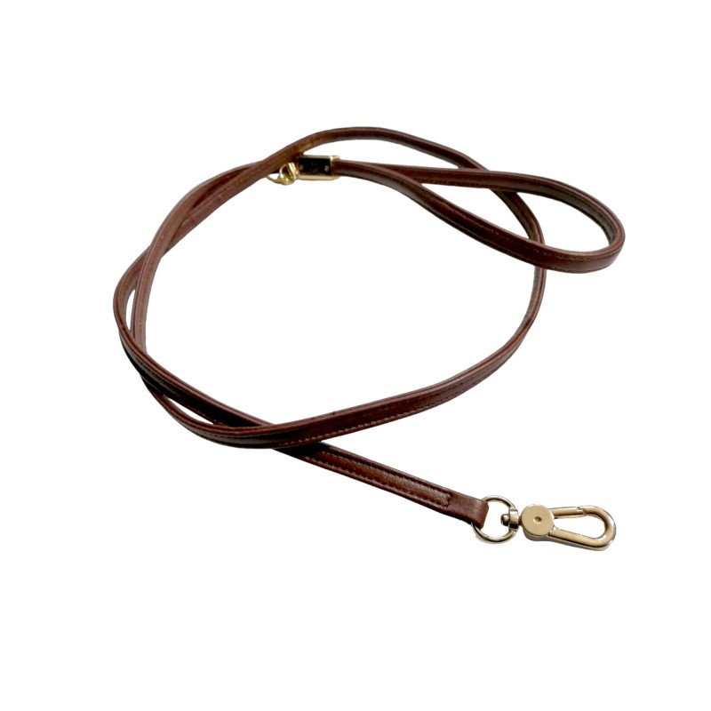 Guinzaglio in ecopelle marrone