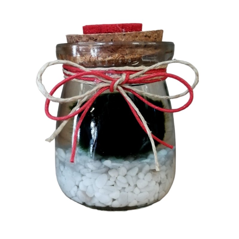 Marimo mini Natalizio bianco