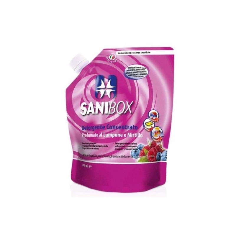 Sanibox Lampone e mirtillo 1 Litro